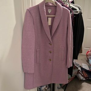 NWT J Crew Factory Lilac Coat